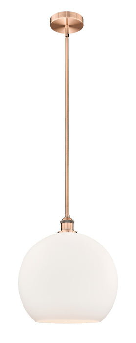 Innovations 616-1S-AC-G121-14 One Light Pendant, Antique Copper