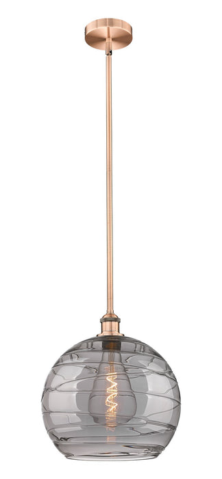 Innovations 616-1S-AC-G1213-14SM One Light Pendant, Antique Copper