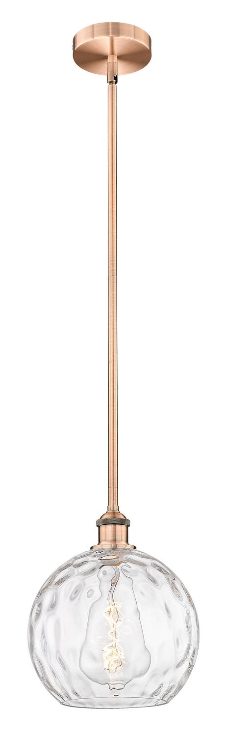 Innovations 616-1S-AC-G1215-10 One Light Mini Pendant, Antique Copper