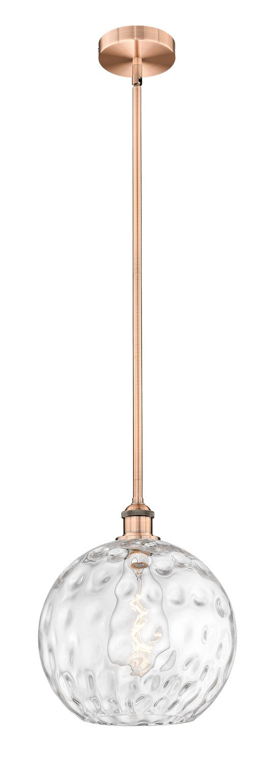 Innovations 616-1S-AC-G1215-12 One Light Mini Pendant, Antique Copper