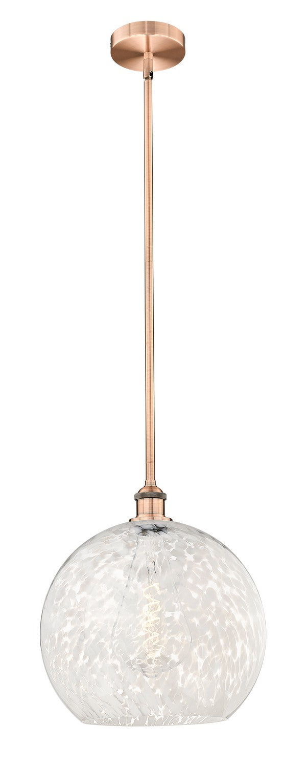 Innovations 616-1S-AC-G1216-14WM LED Pendant, Antique Copper