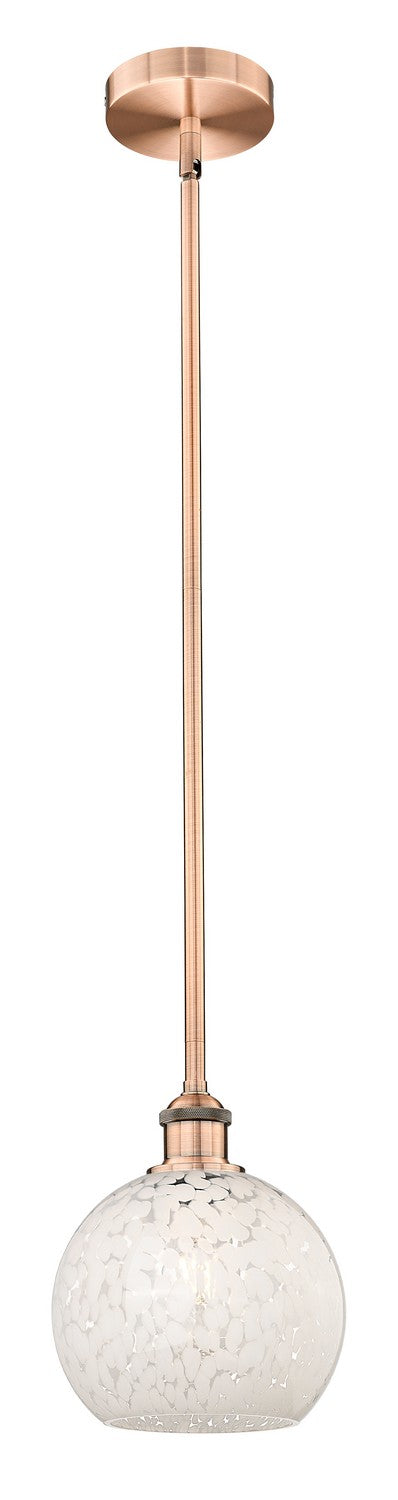 Innovations 616-1S-AC-G1216-8WM LED Mini Pendant, Antique Copper