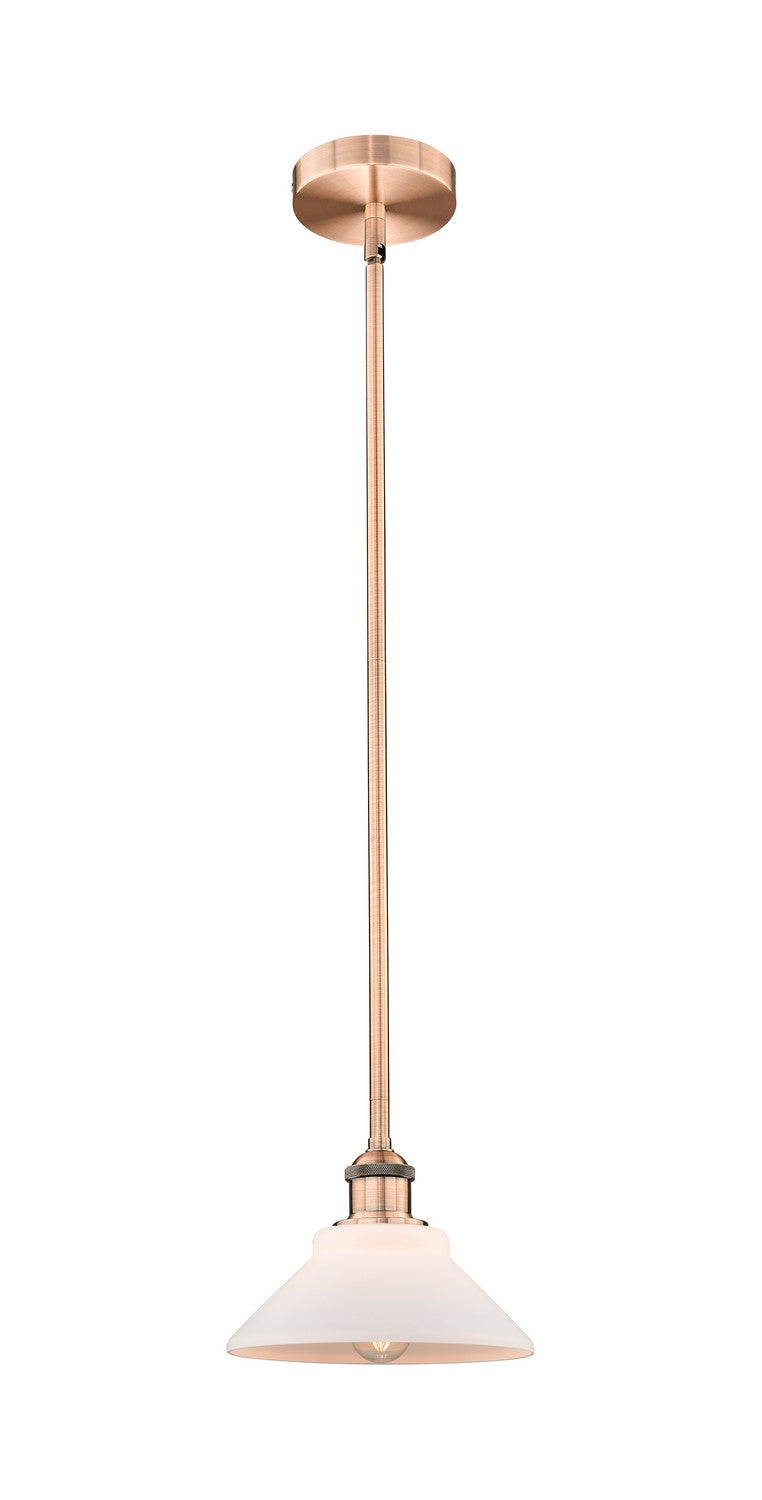 Innovations 616-1S-AC-G131 One Light Mini Pendant, Antique Copper