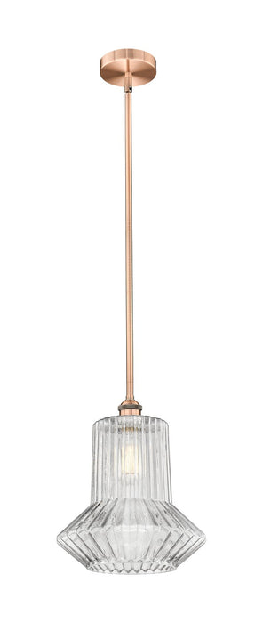 Innovations 616-1S-AC-G212 One Light Mini Pendant, Antique Copper