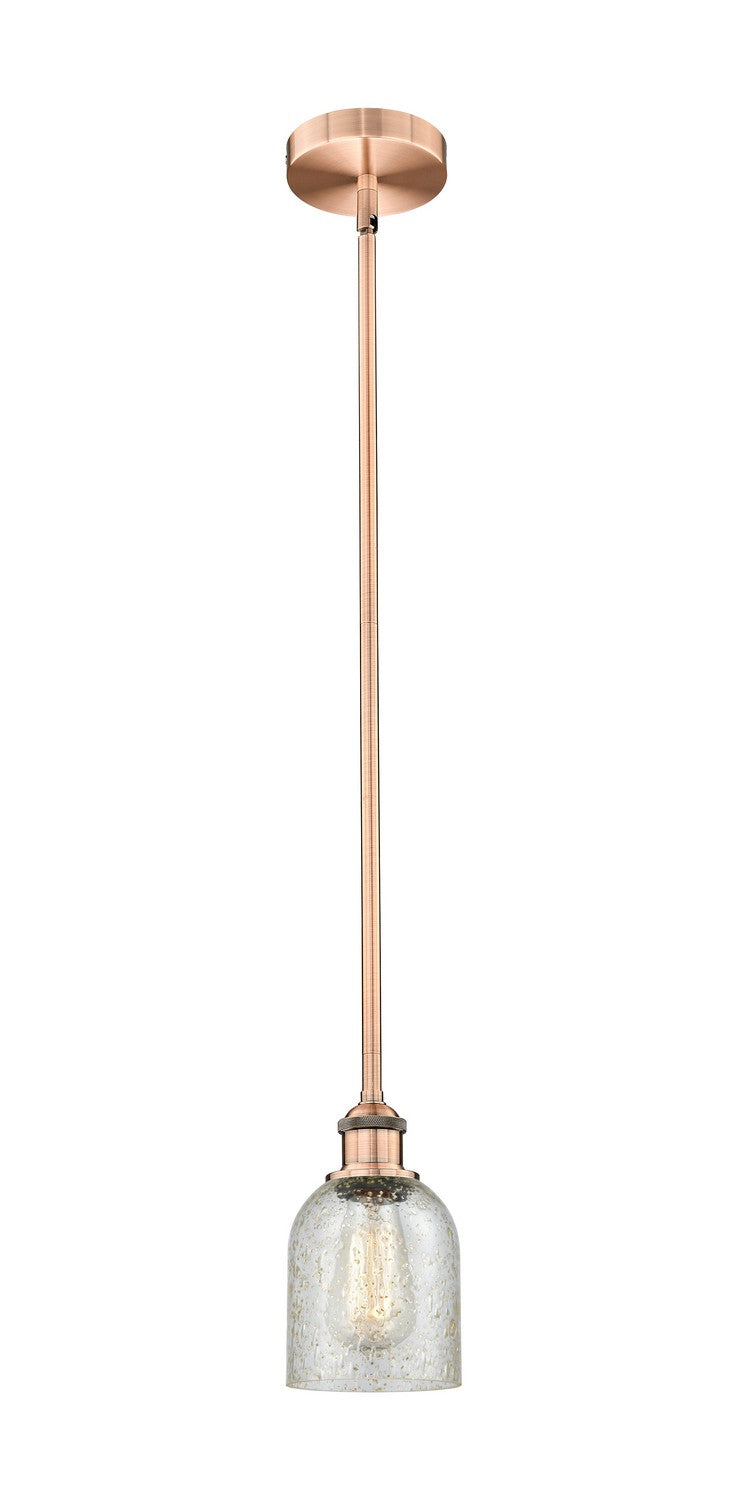 Innovations 616-1S-AC-G259 One Light Mini Pendant, Antique Copper