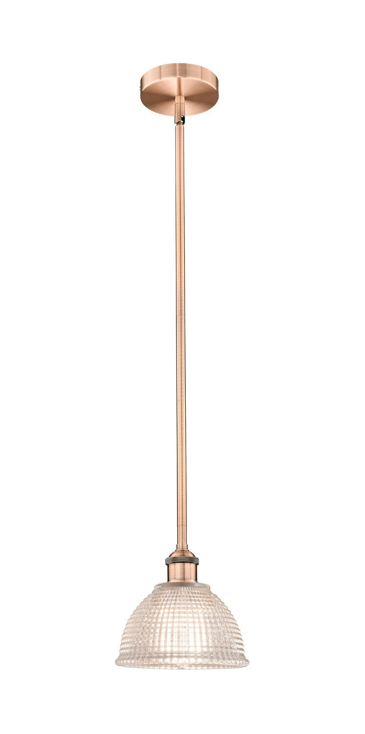 Innovations 616-1S-AC-G422 One Light Mini Pendant, Antique Copper