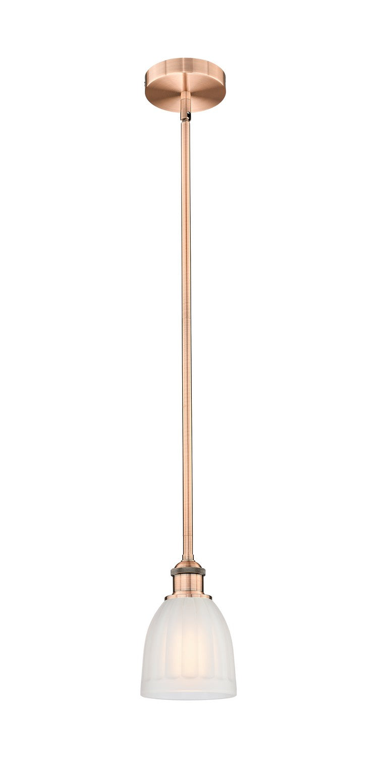 Innovations 616-1S-AC-G441 One Light Mini Pendant, Antique Copper