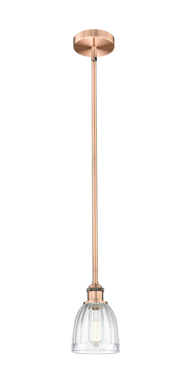 Innovations 616-1S-AC-G442 One Light Mini Pendant, Antique Copper