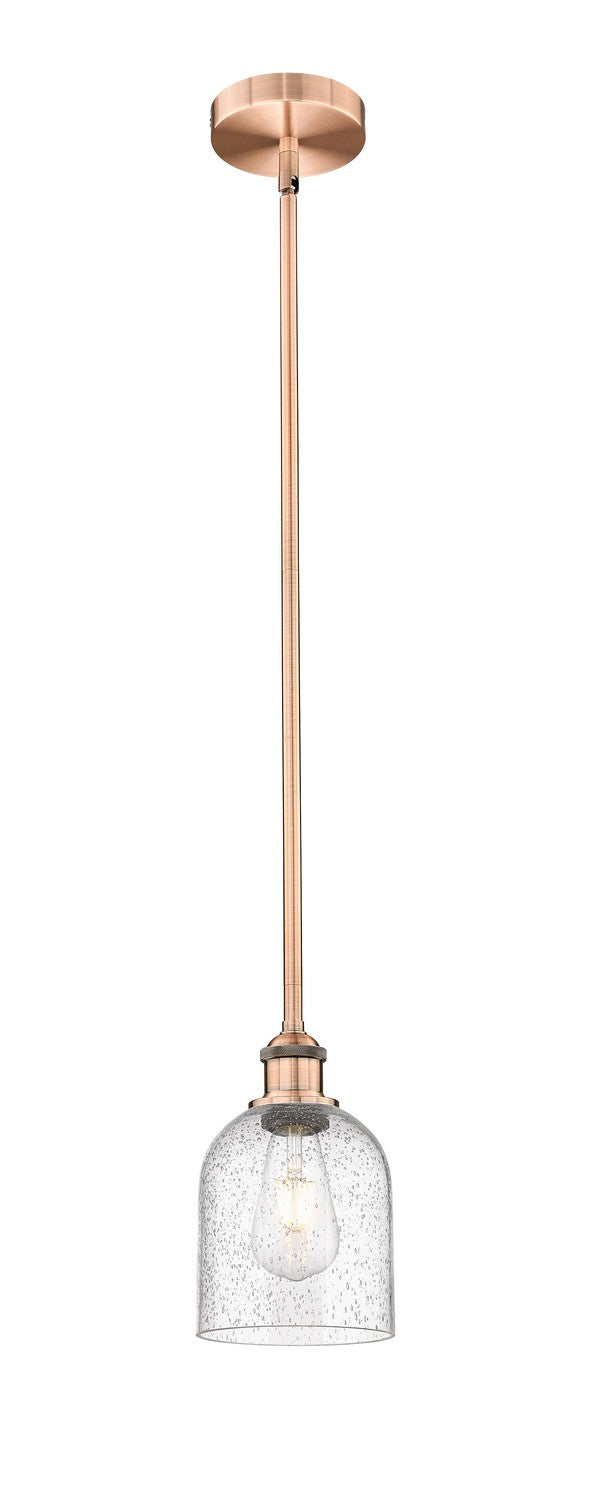 Innovations 616-1S-AC-G558-6SDY One Light Mini Pendant, Antique Copper