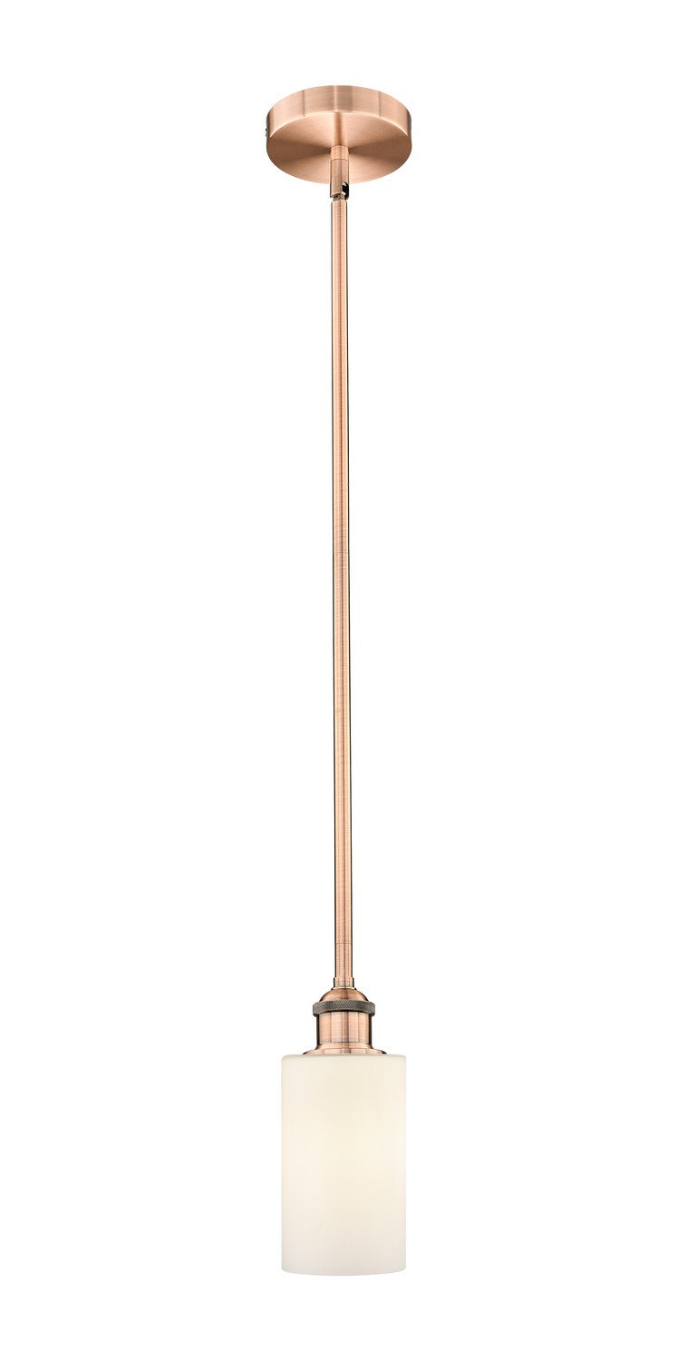 Innovations 616-1S-AC-G801 One Light Mini Pendant, Antique Copper