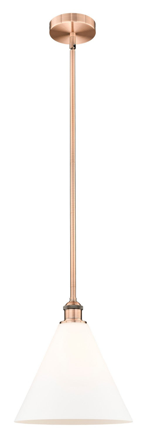 Innovations 616-1S-AC-GBC-121 One Light Mini Pendant, Antique Copper