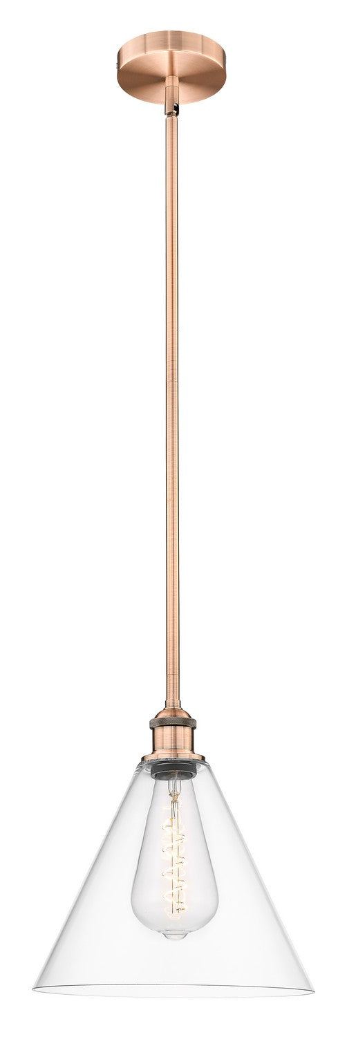 Innovations 616-1S-AC-GBC-122 One Light Mini Pendant, Antique Copper