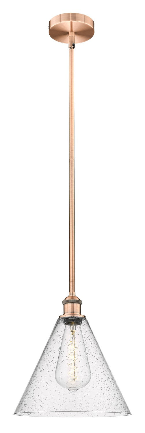 Innovations 616-1S-AC-GBC-124 One Light Mini Pendant, Antique Copper