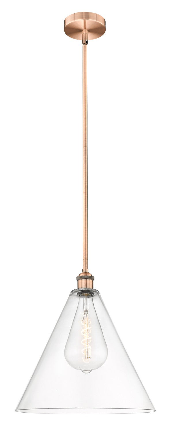 Innovations 616-1S-AC-GBC-162 One Light Pendant, Antique Copper