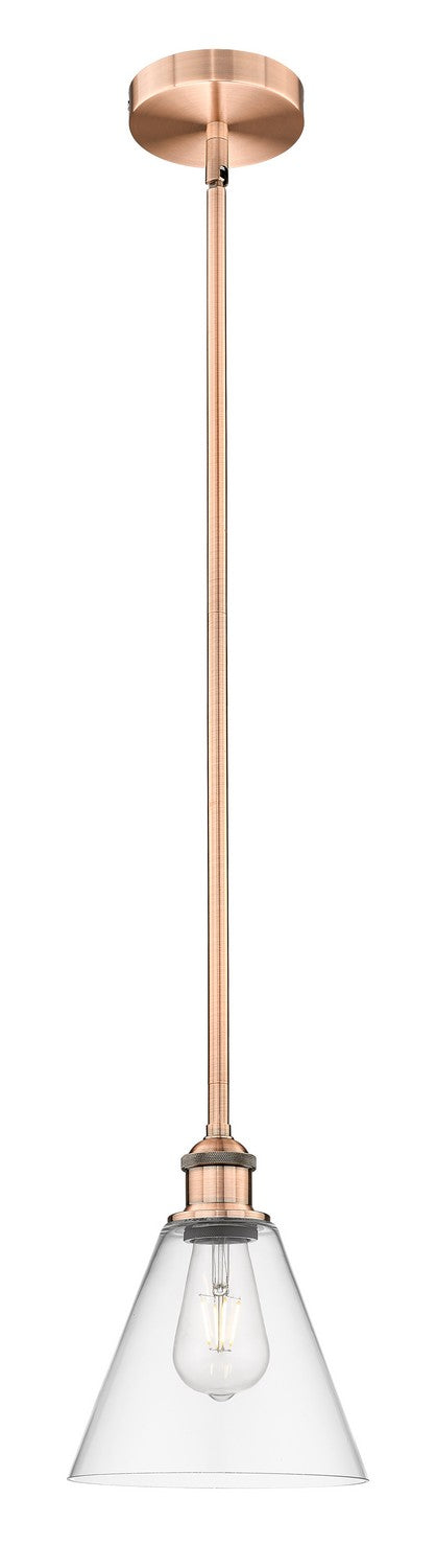 Innovations 616-1S-AC-GBC-82 One Light Mini Pendant, Antique Copper