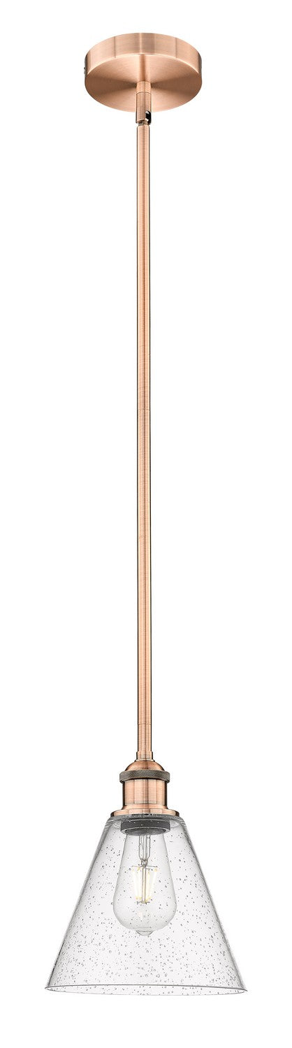 Innovations 616-1S-AC-GBC-84 One Light Mini Pendant, Antique Copper