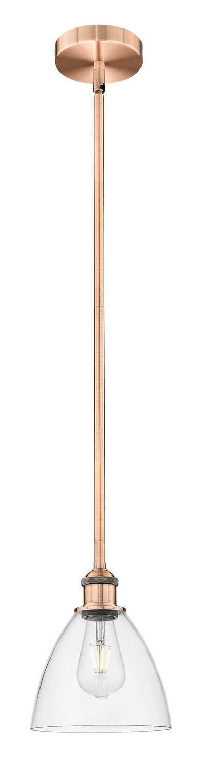 Innovations 616-1S-AC-GBD-752 One Light Mini Pendant, Antique Copper