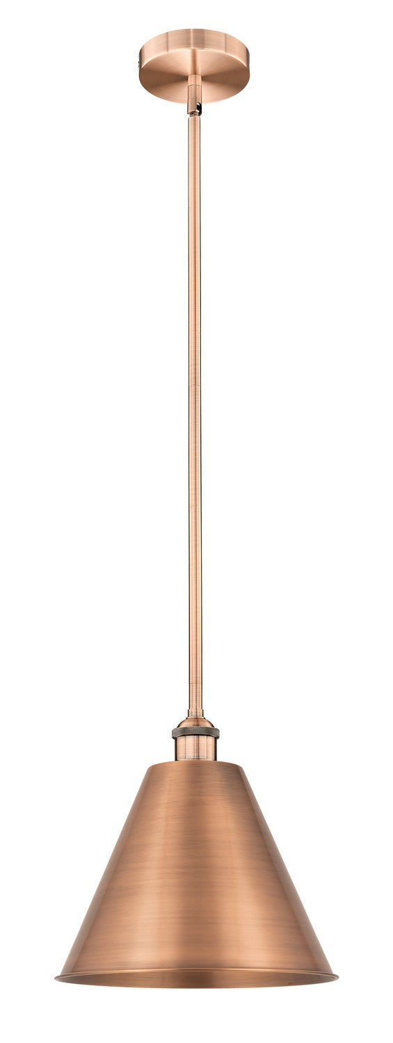 Innovations 616-1S-AC-MBC-12-AC One Light Mini Pendant, Antique Copper