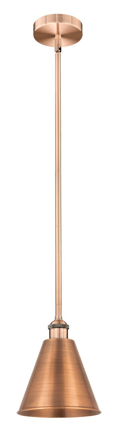 Innovations 616-1S-AC-MBC-8-AC One Light Mini Pendant, Antique Copper