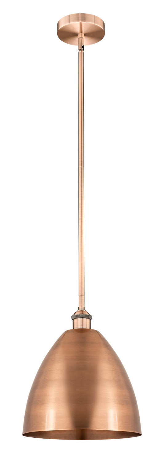Innovations 616-1S-AC-MBD-12-AC One Light Mini Pendant, Antique Copper