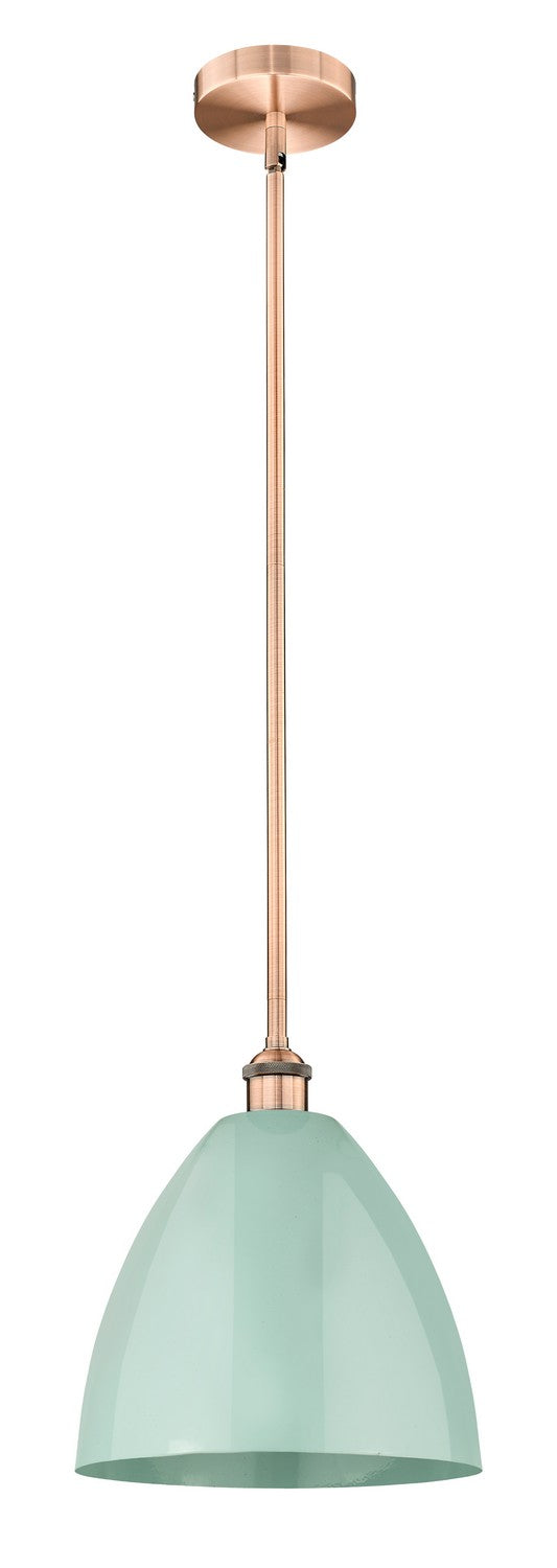 Innovations 616-1S-AC-MBD-12-SF One Light Mini Pendant, Antique Copper