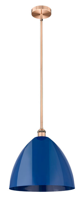 Innovations 616-1S-AC-MBD-16-BL One Light Mini Pendant, Antique Copper