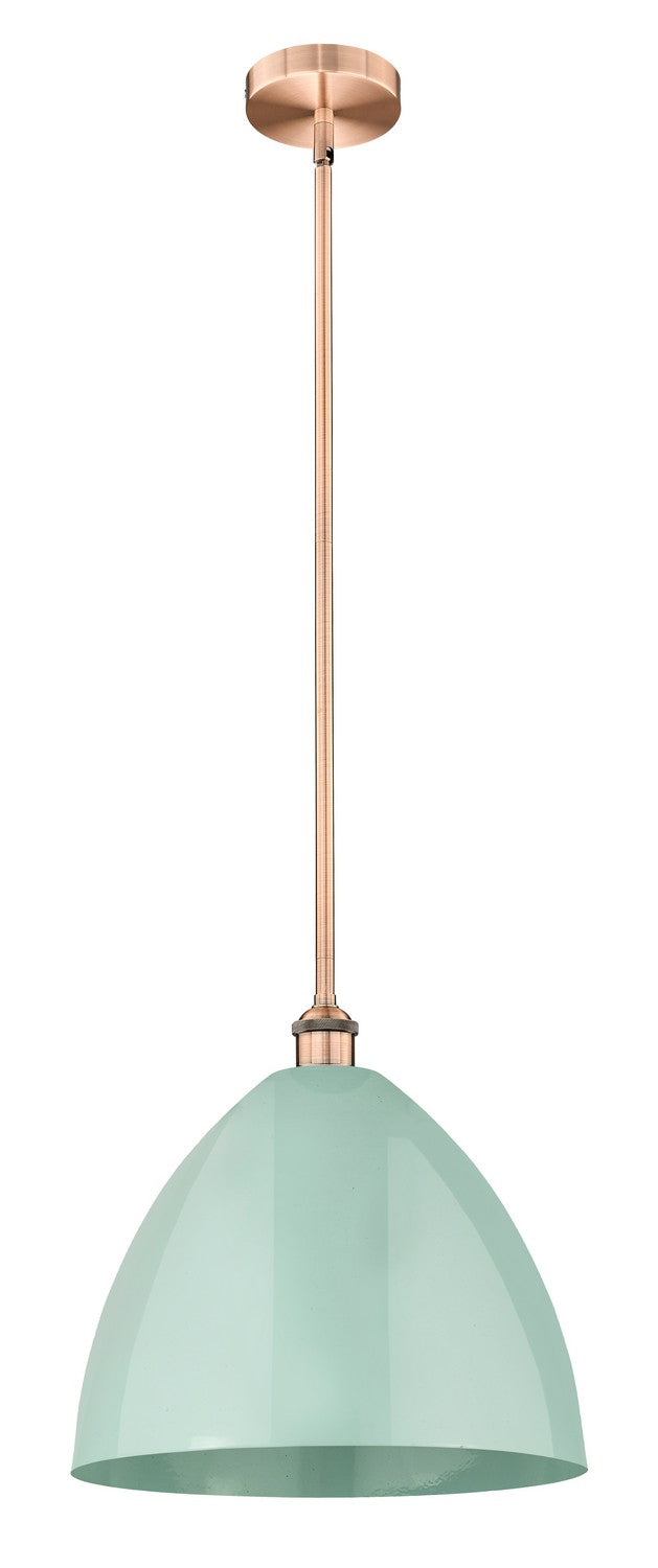 Innovations 616-1S-AC-MBD-16-SF One Light Mini Pendant, Antique Copper