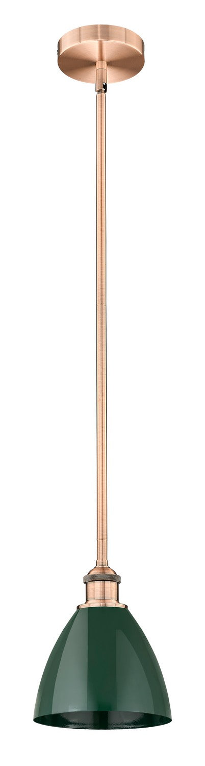 Innovations 616-1S-AC-MBD-75-GR One Light Mini Pendant, Antique Copper