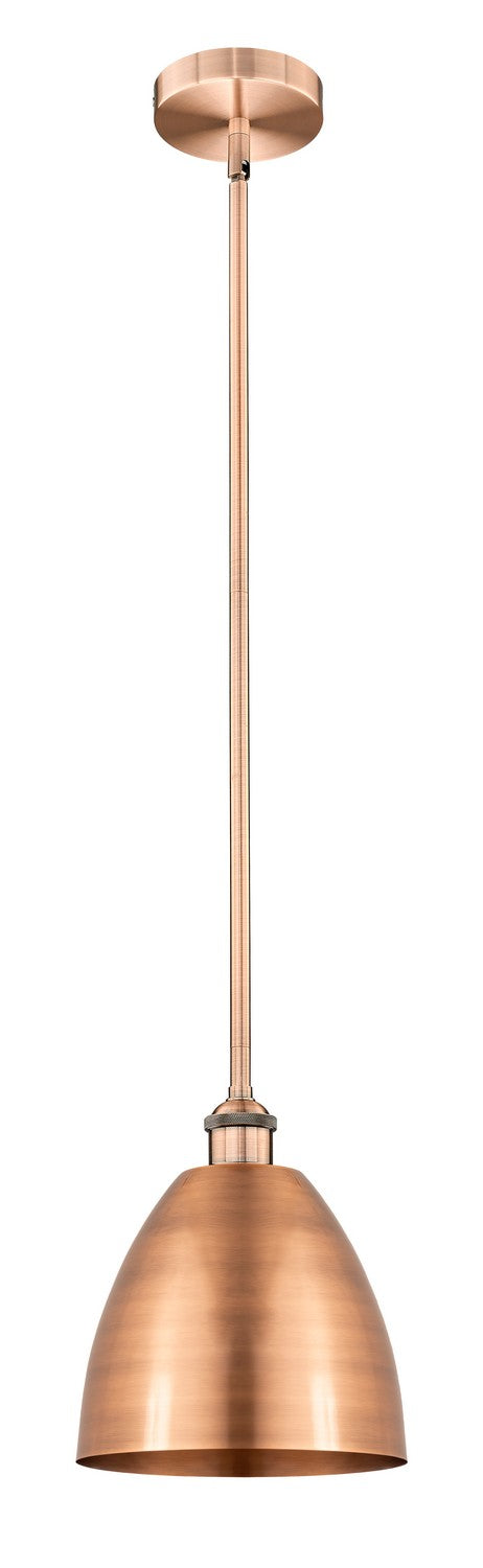 Innovations 616-1S-AC-MBD-9-AC One Light Mini Pendant, Antique Copper