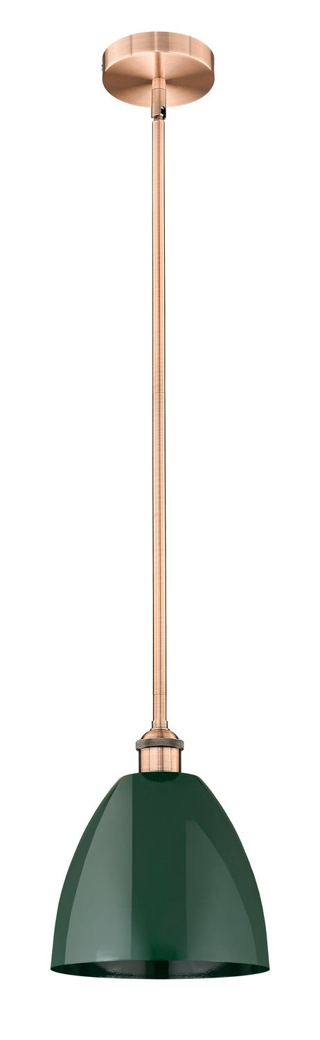 Innovations 616-1S-AC-MBD-9-GR One Light Mini Pendant, Antique Copper