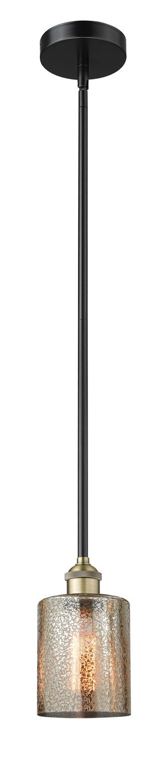 Innovations 616-1S-BAB-G116 One Light Mini Pendant, Black Antique Brass