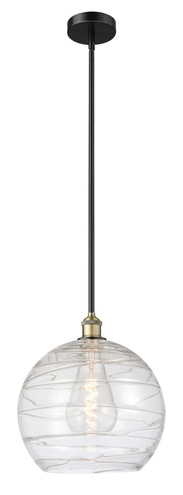 Innovations 616-1S-BAB-G1213-14 One Light Pendant, Black Antique Brass