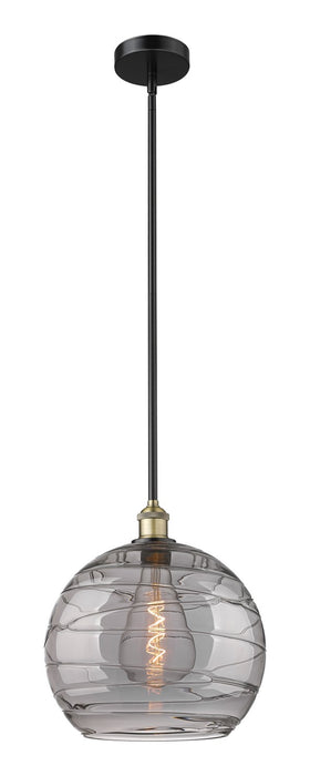 Innovations 616-1S-BAB-G1213-14SM One Light Pendant, Black Antique Brass