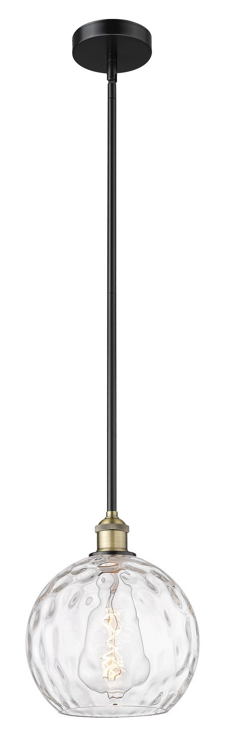 Innovations 616-1S-BAB-G1215-10 One Light Mini Pendant, Black Antique Brass