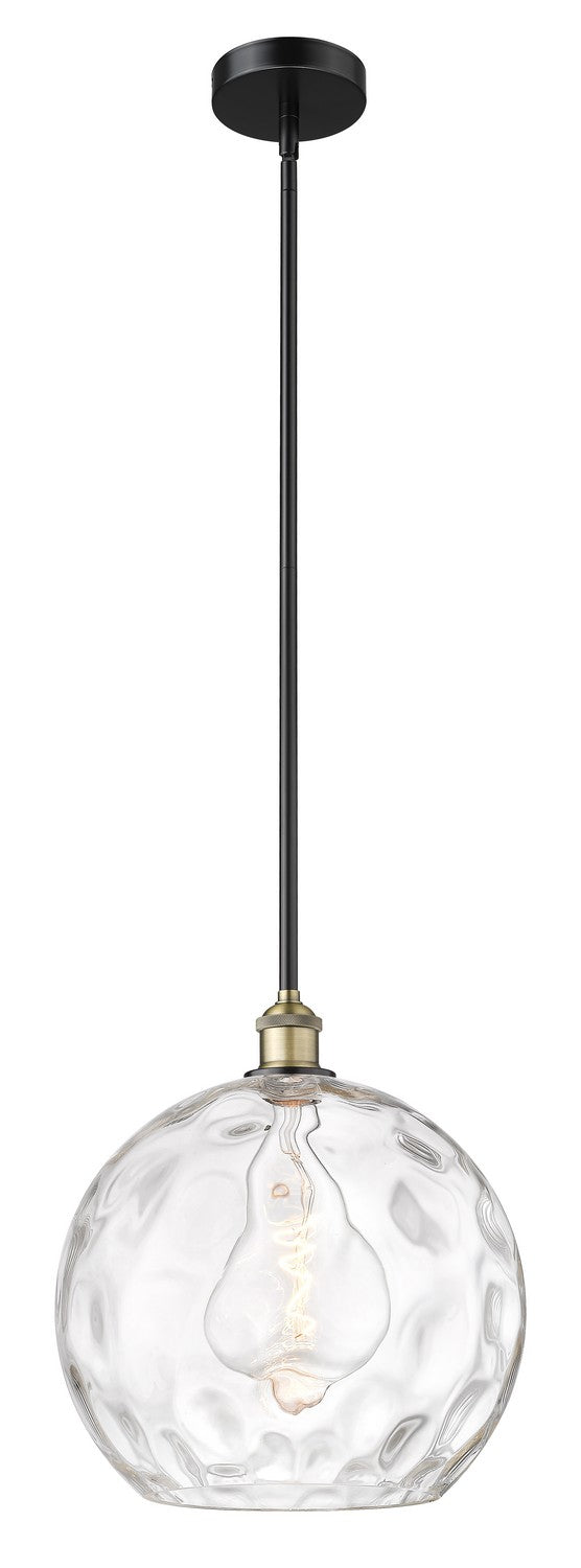 Innovations 616-1S-BAB-G1215-14 One Light Pendant, Black Antique Brass