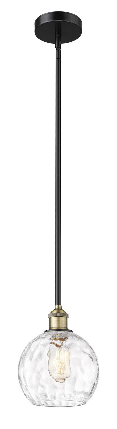 Innovations 616-1S-BAB-G1215-8 One Light Mini Pendant, Black Antique Brass