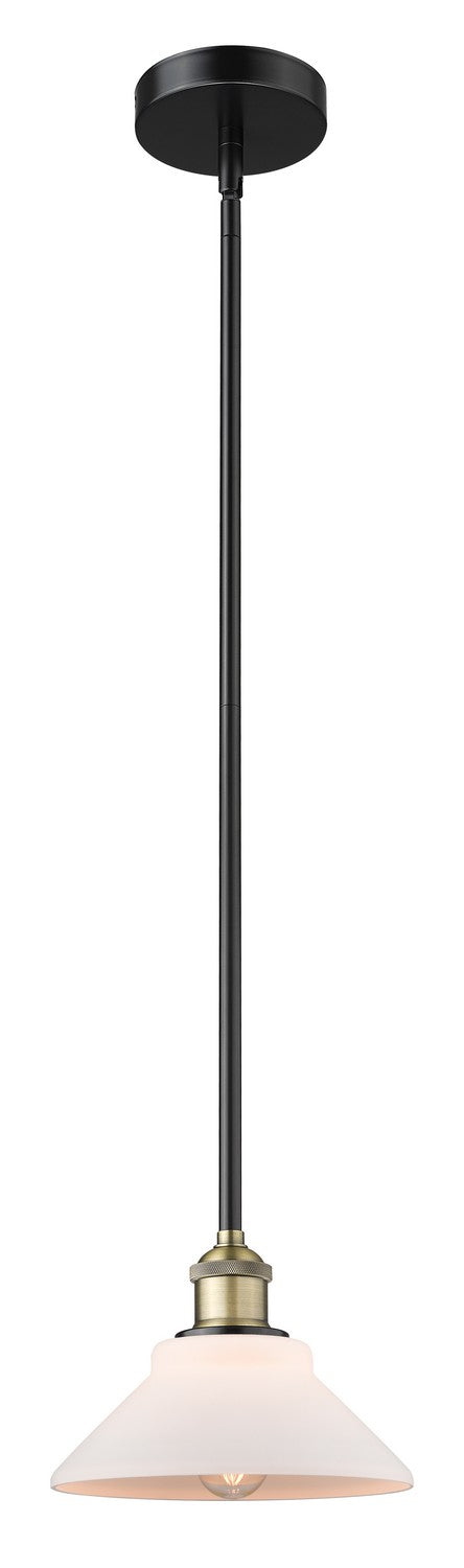 Innovations 616-1S-BAB-G131 One Light Mini Pendant, Black Antique Brass