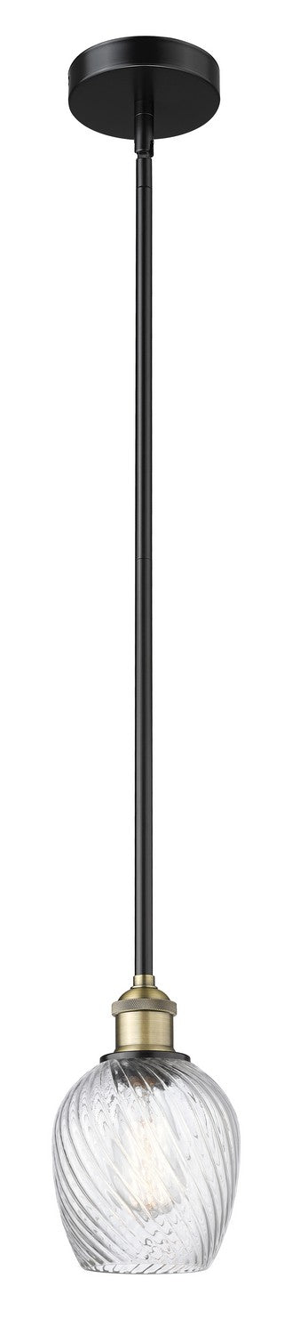 Innovations 616-1S-BAB-G292 One Light Mini Pendant, Black Antique Brass