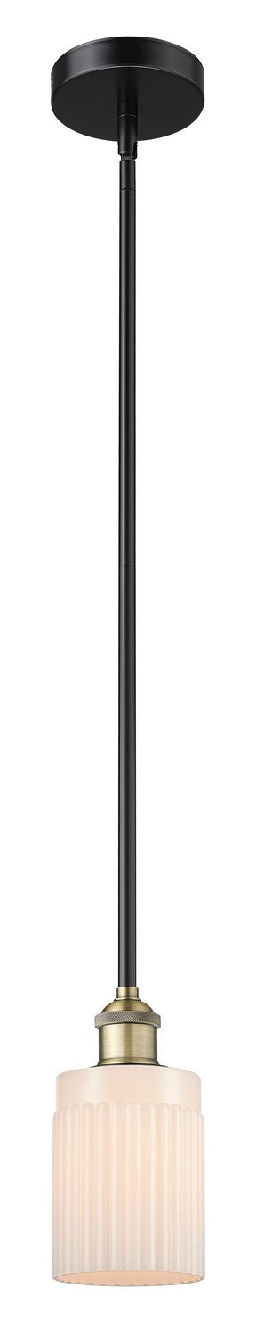 Innovations 616-1S-BAB-G341 One Light Mini Pendant, Black Antique Brass