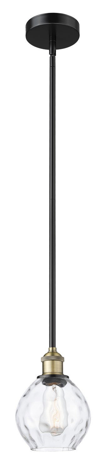 Innovations 616-1S-BAB-G362 One Light Mini Pendant, Black Antique Brass