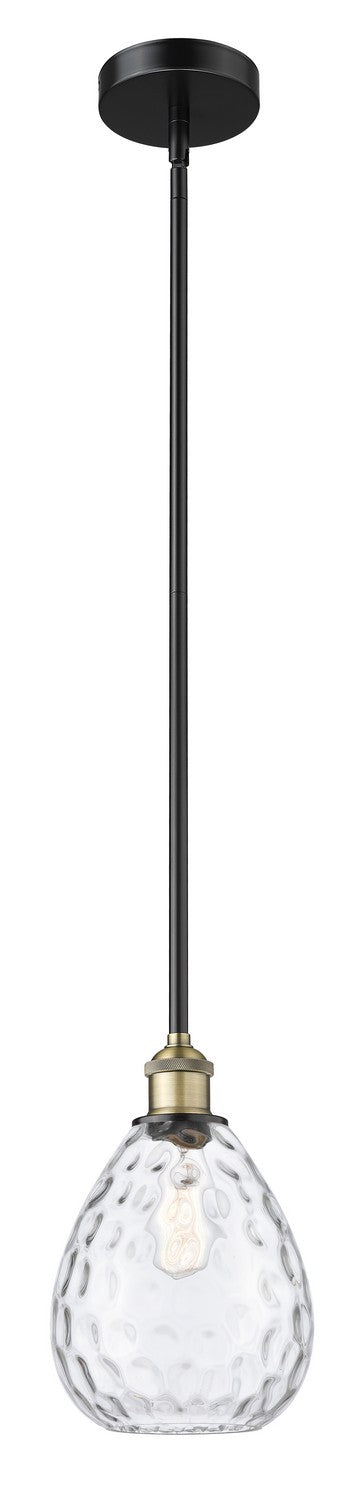 Innovations 616-1S-BAB-G372 One Light Mini Pendant, Black Antique Brass