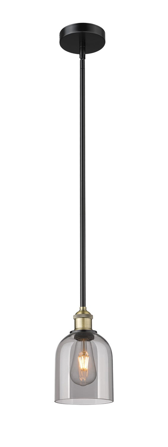 Innovations 616-1S-BAB-G558-6SM One Light Mini Pendant, Black Antique Brass