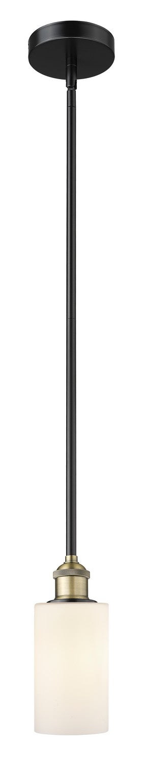 Innovations 616-1S-BAB-G801 One Light Mini Pendant, Black Antique Brass