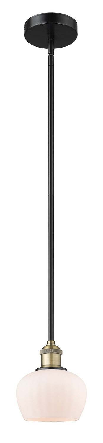Innovations 616-1S-BAB-G91 One Light Mini Pendant, Black Antique Brass