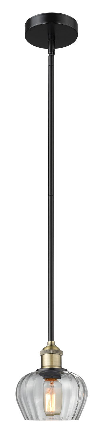 Innovations 616-1S-BAB-G92 One Light Mini Pendant, Black Antique Brass