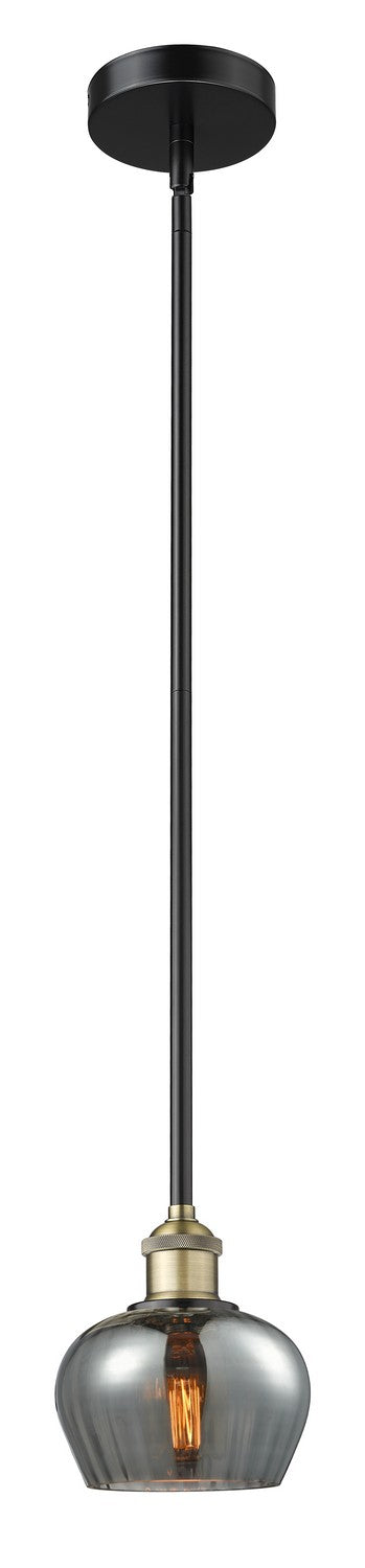 Innovations 616-1S-BAB-G93 One Light Mini Pendant, Black Antique Brass