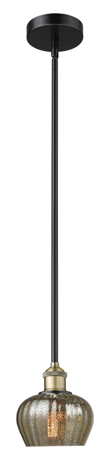 Innovations 616-1S-BAB-G96 One Light Mini Pendant, Black Antique Brass