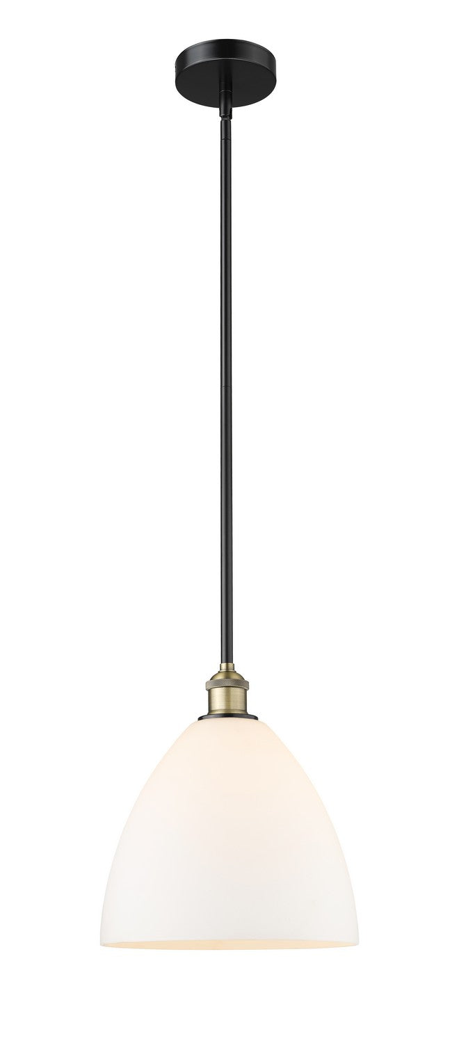 Innovations 616-1S-BAB-GBD-121 One Light Mini Pendant, Black Antique Brass