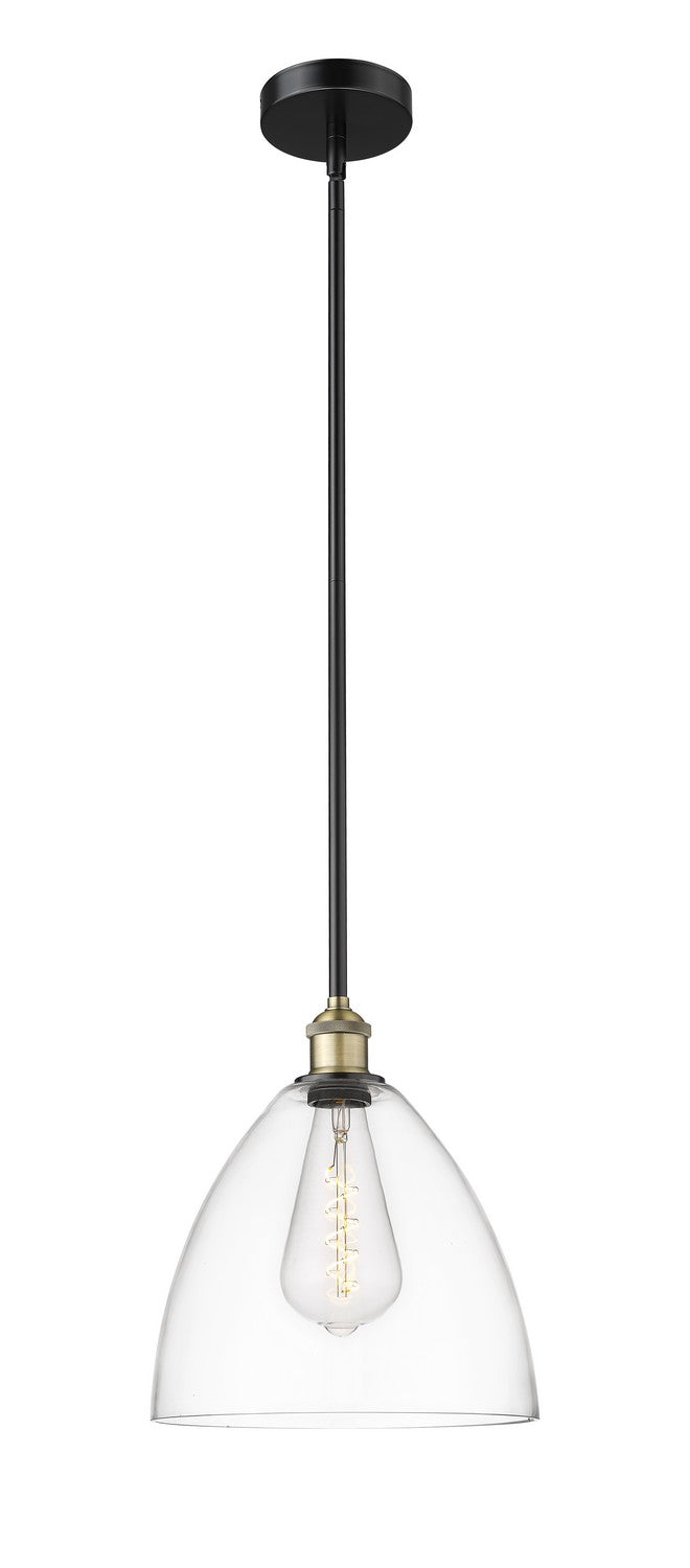 Innovations 616-1S-BAB-GBD-122 One Light Mini Pendant, Black Antique Brass