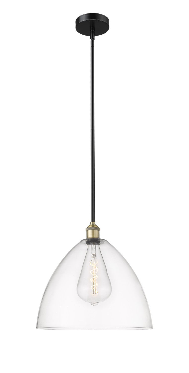 Innovations 616-1S-BAB-GBD-162 One Light Pendant, Black Antique Brass